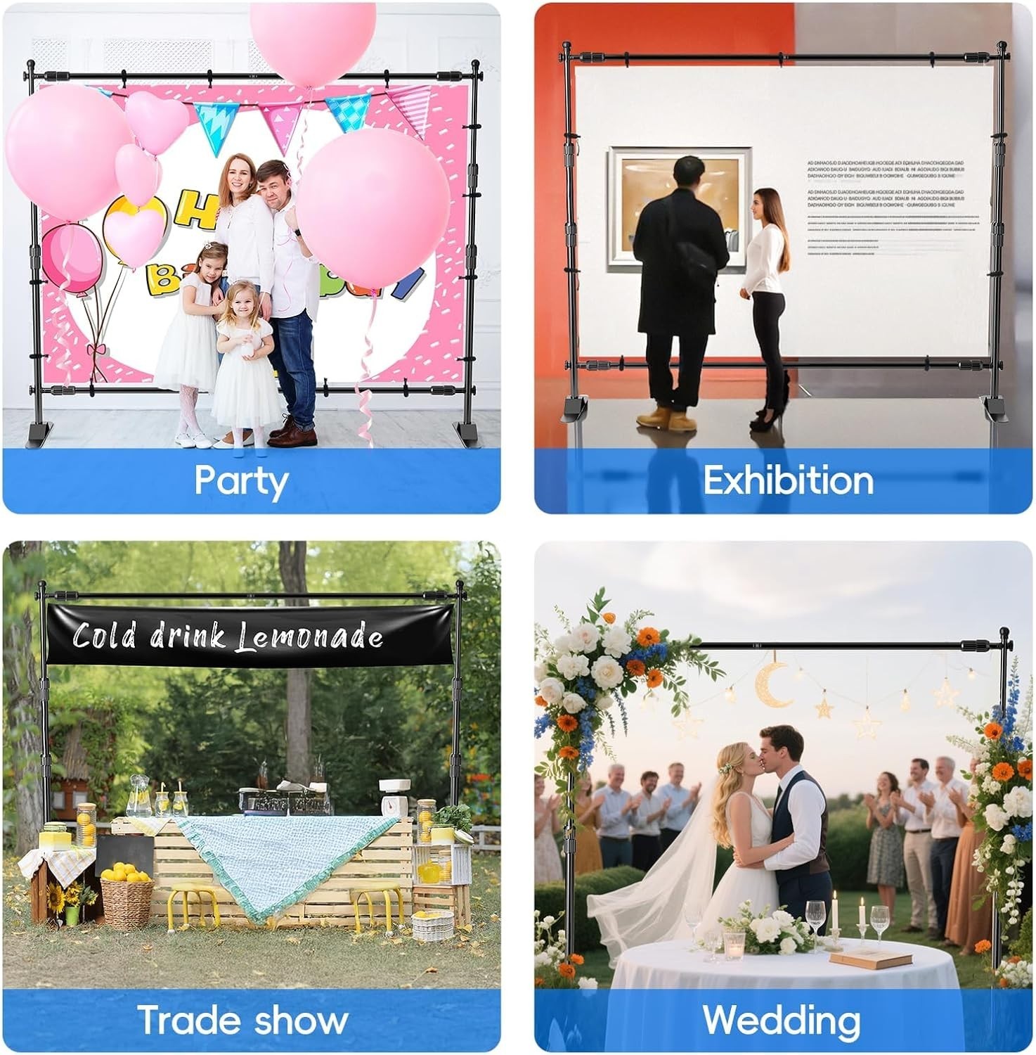 Professional Photography Booth Stand – Aluminum Construction