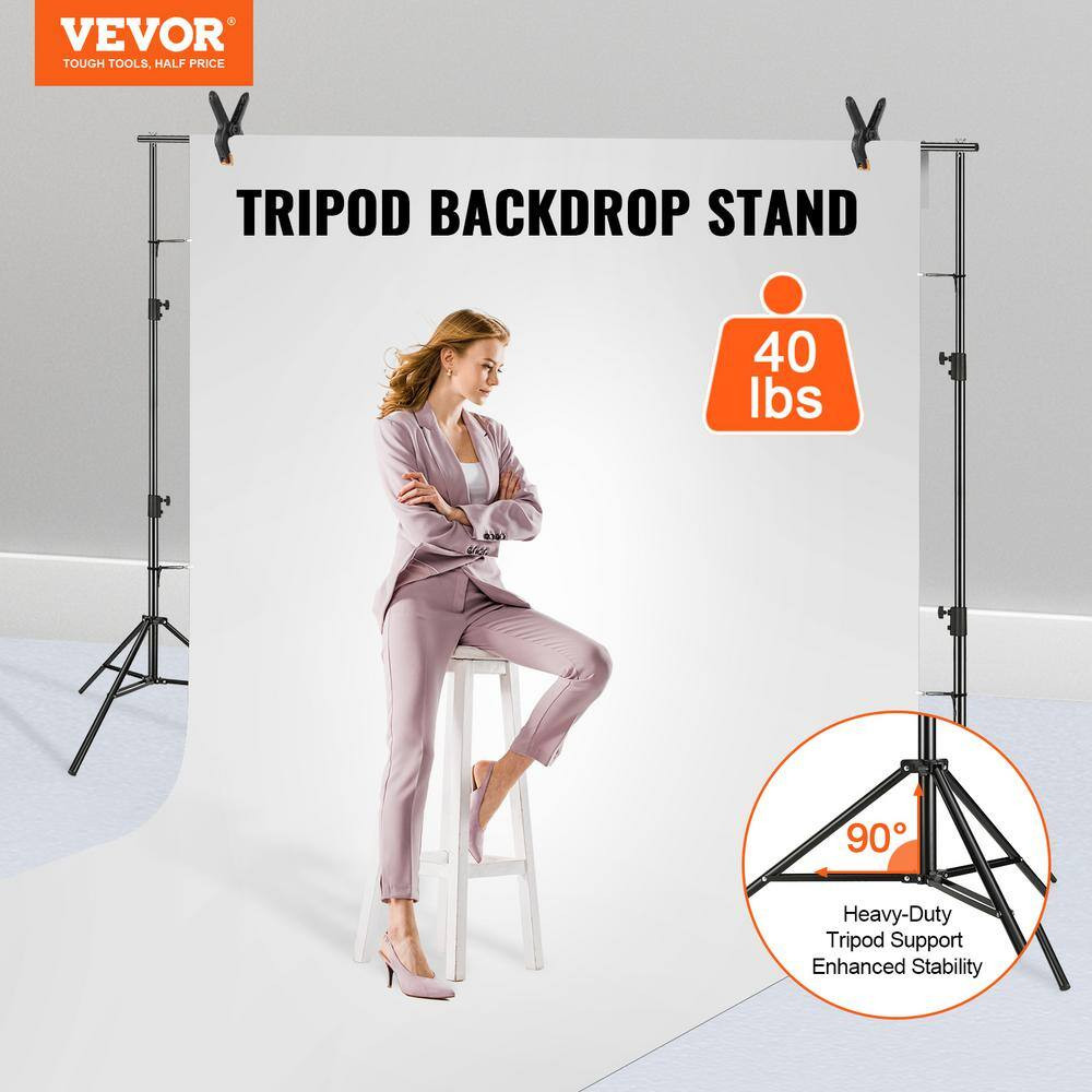Backdrop Banner Stand 144 In. H X 126 In. D Adjustable Display Backdrop Banner S