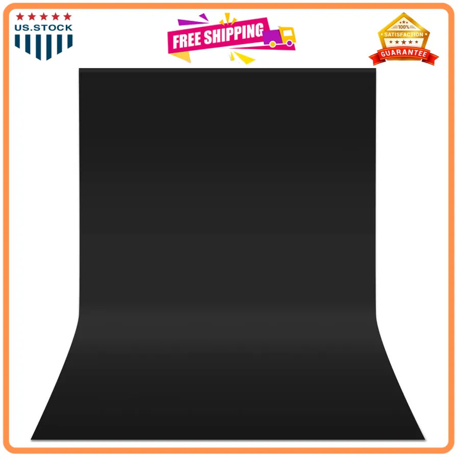 10×20 ft Black Backdrop Photography Curtain Professional Studio Photo Background