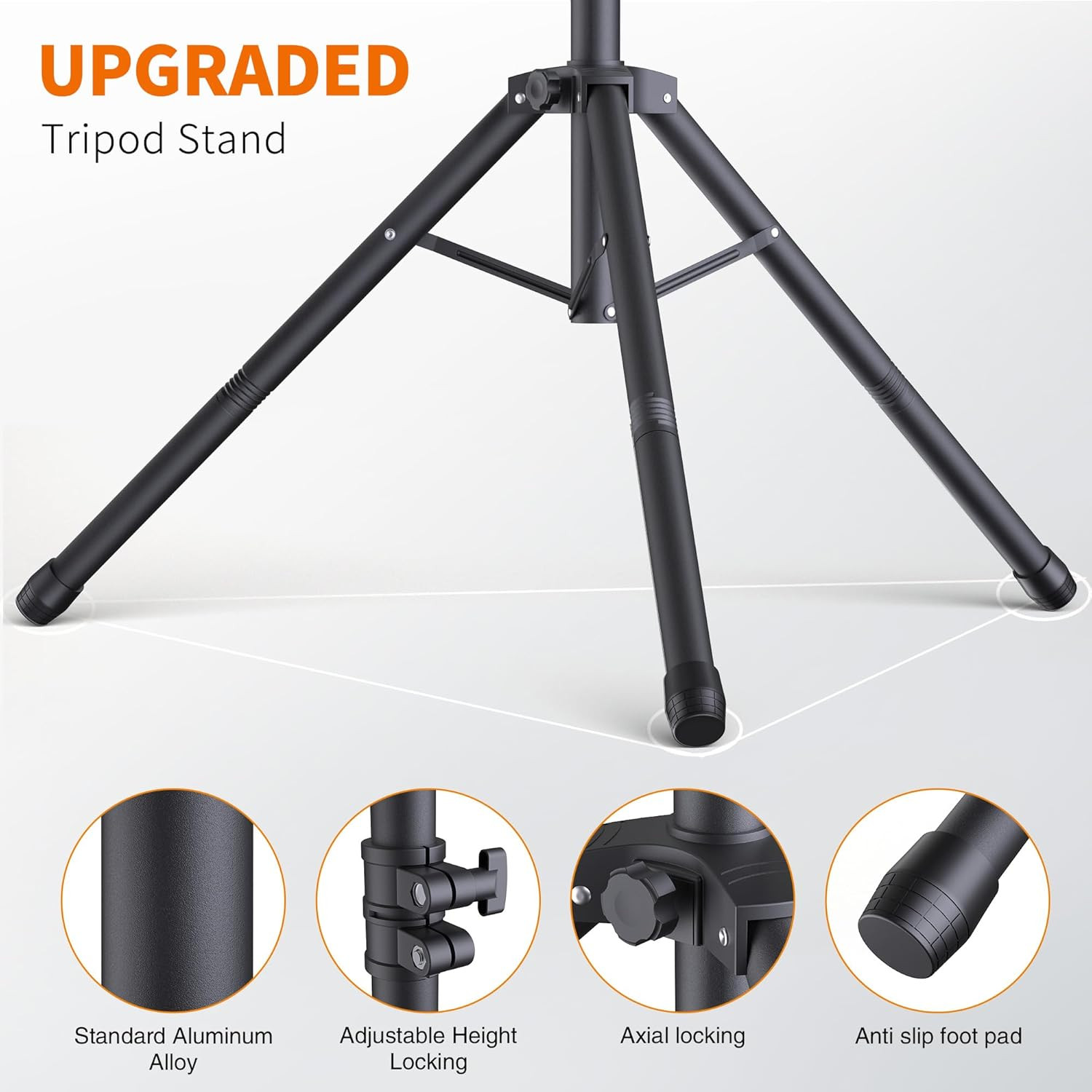 Adjustable Portable T-Shape Backdrop Stand Kit for Photography and Videography