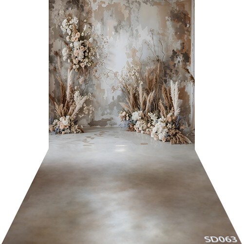 10’x20′ CP Wall Flower Indoor Scenic Microfiber Fabric background backdrop SD063