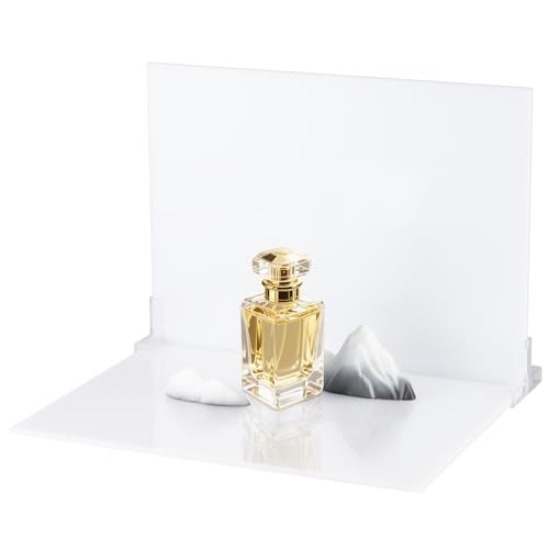 Product Photography Backdrops Dual- Sided Matte and Reflective Photo White