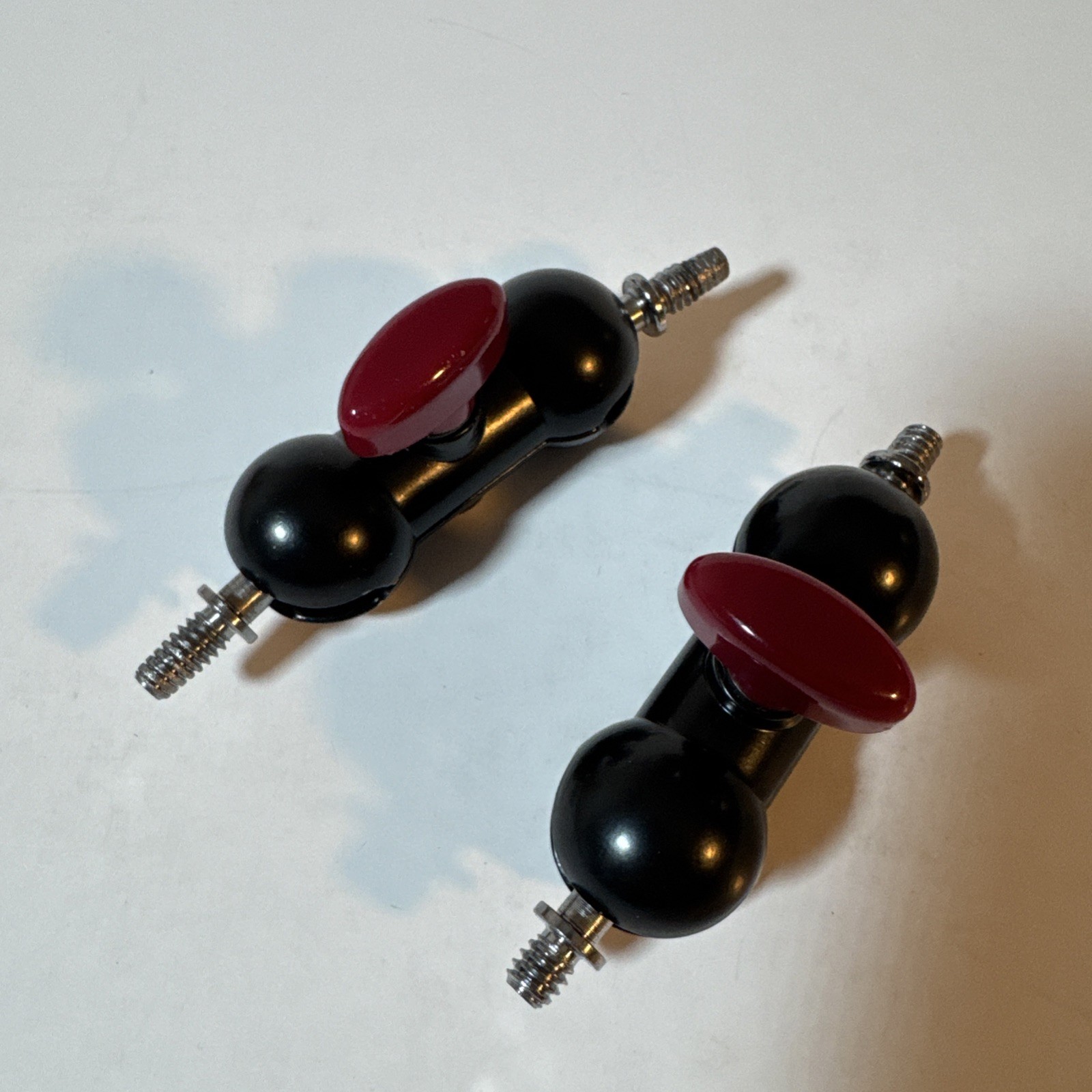 Lot of 2 Adjustable Ball Head Mount Adapter Arms 1/4” Camera Rig Accessory