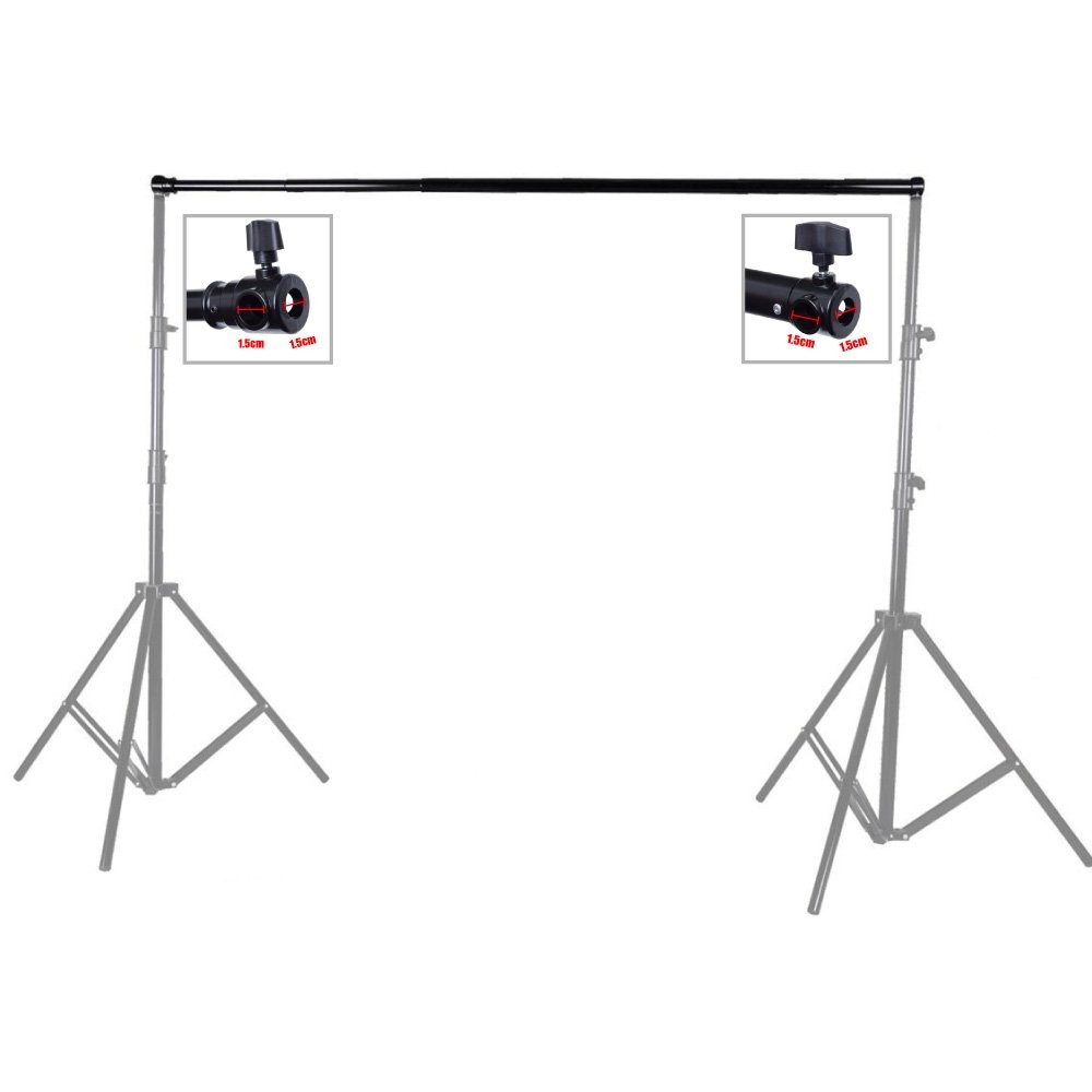 10 Feet/3M Aluminum Alloy 3 Section Telescopic Background Support Cross Arm C…