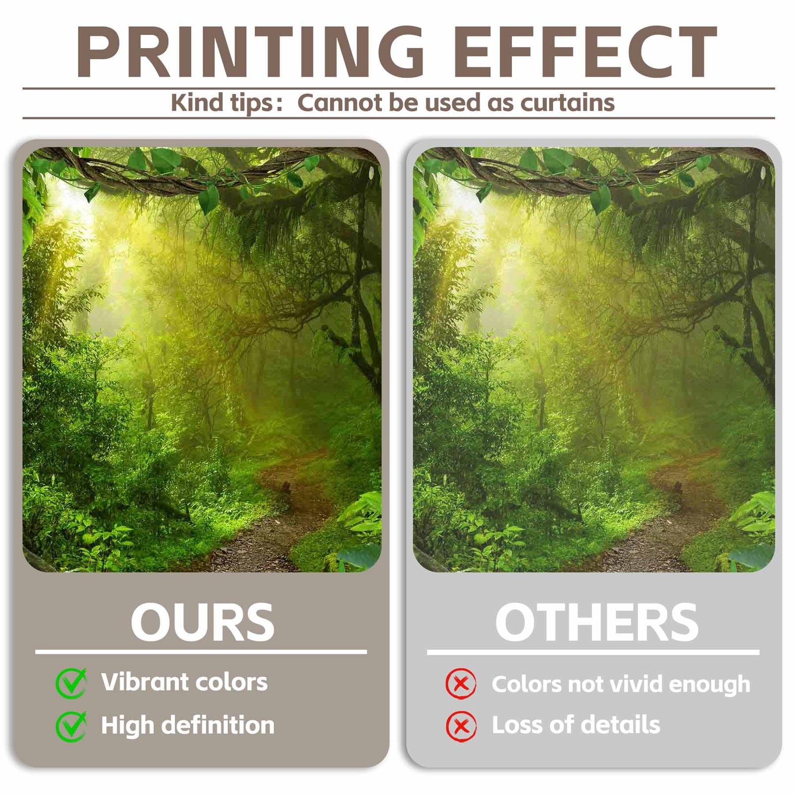 Swepuck 7x5ft Jungle Forest Photography Backdrop Tropical Rainforest