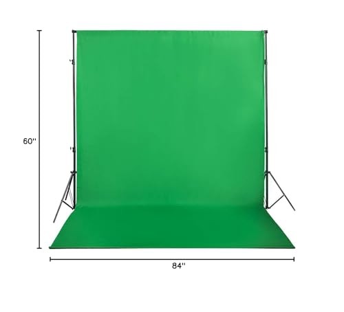 Green Screen Backdrop 5x7ft Photo Chromakey Muslin 5x7ft,