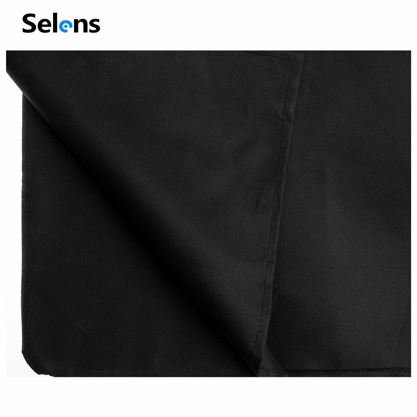 Selens Matte Black Floppy Cutter Fabric for Photography Video Studio 75x188cm
