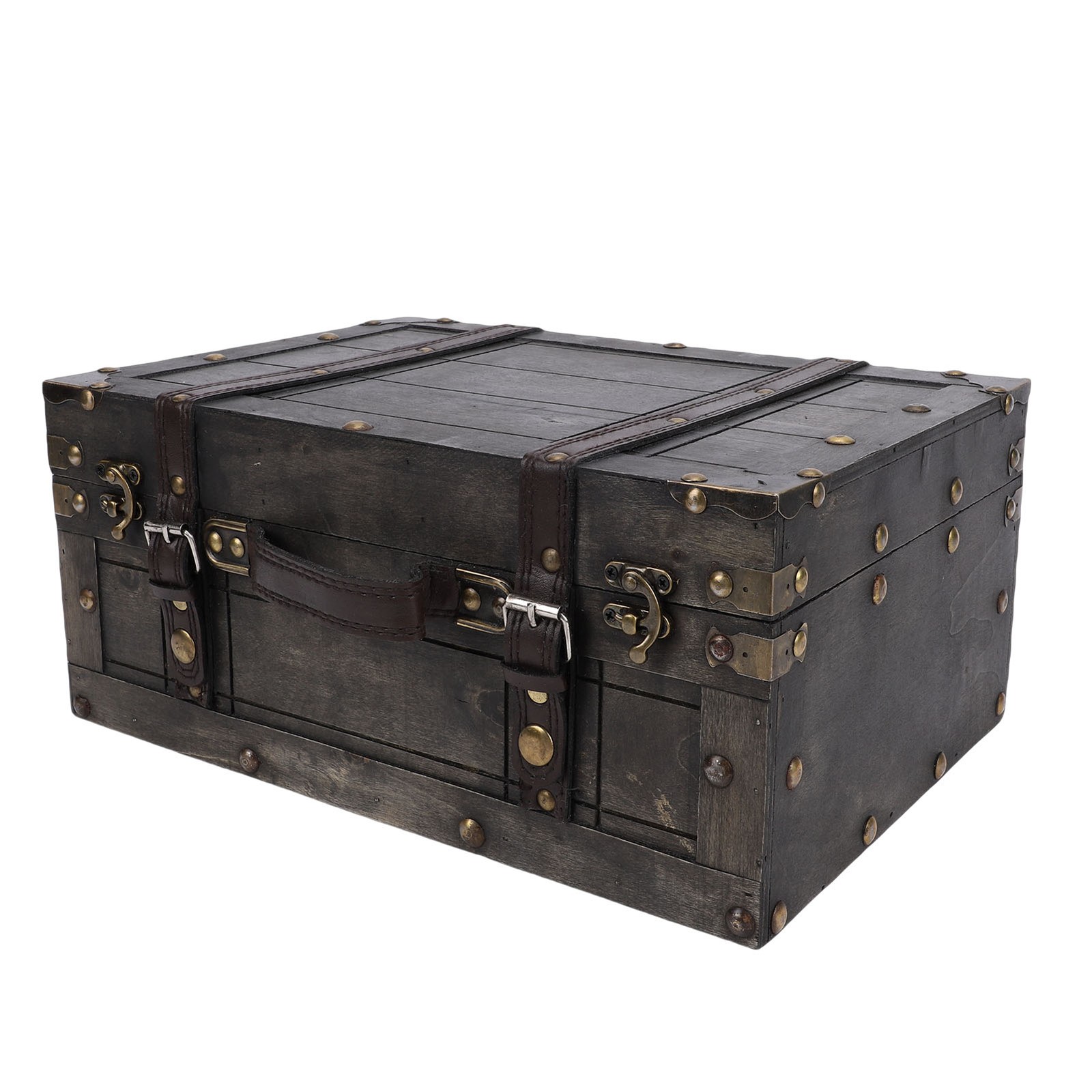 Vintage Storage Trunk Elegant Design For Home Decor 34.5cm Premium CAD