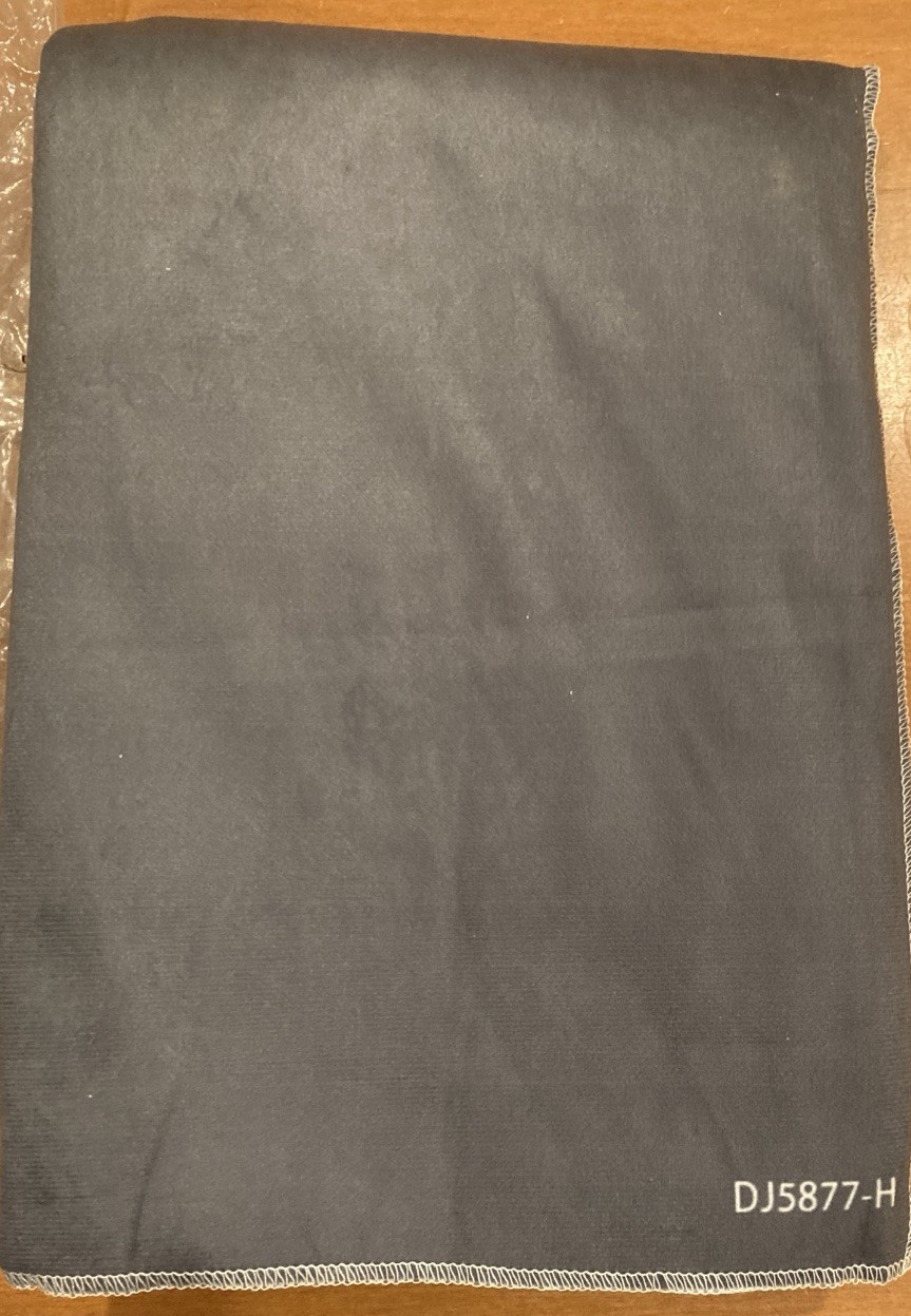 Urctepics 5ft x 7ft Pro Microfiber Photo Backdrop /Charcoal Gray Open Box