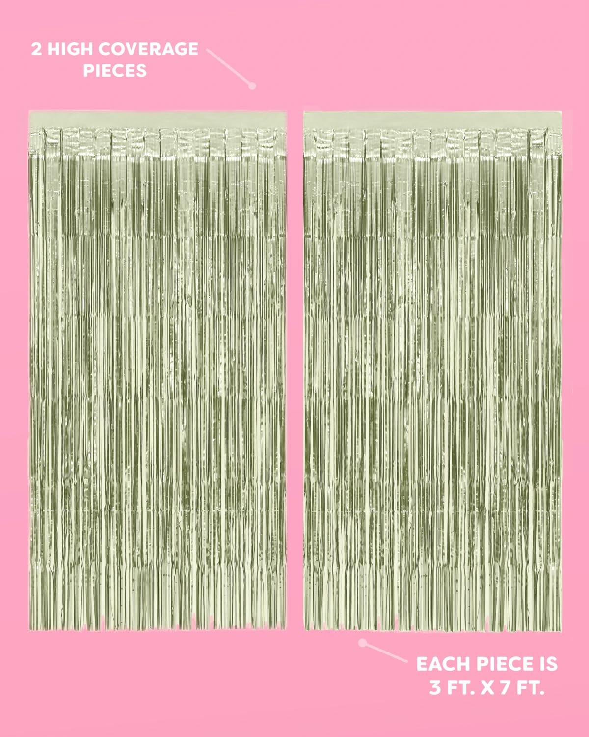 xo, Fetti Party Decorations Sage Green 0.5″W x 0.5″L (Pack of 2),