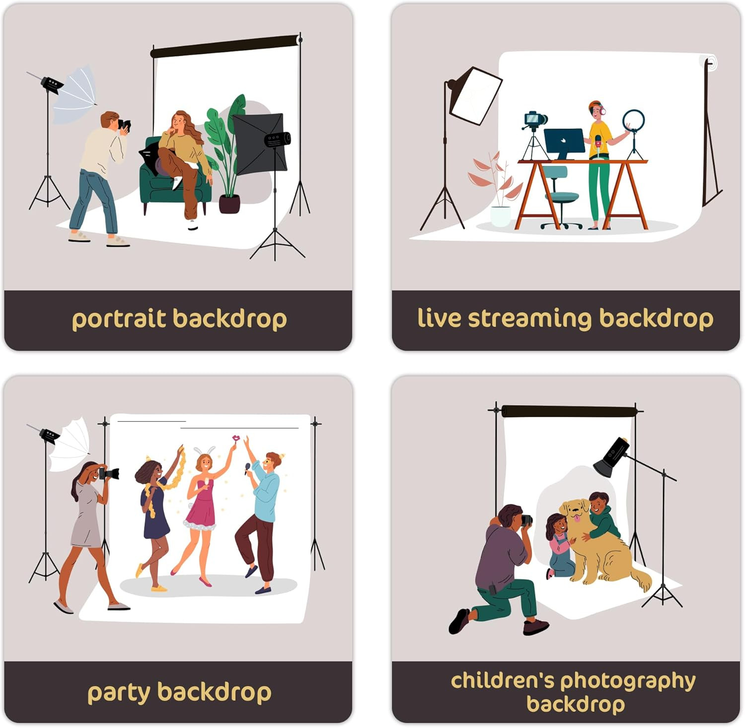 6.5X10Ft Blue Abstract Photography Backdrop Blue Portrait Headshot Backdrops for