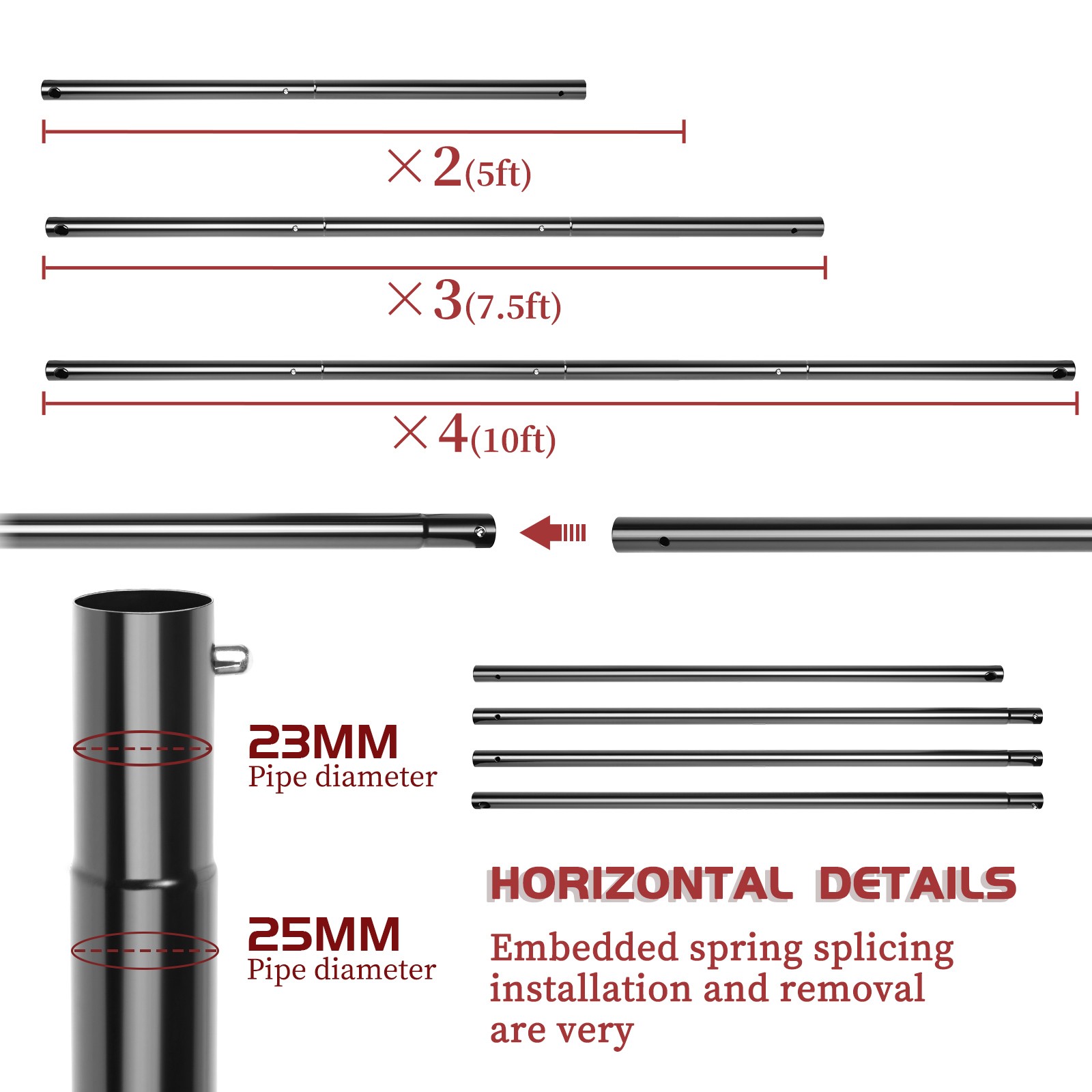 Studio Photo Background Backdrop Triple Supoort Kit Stand with Crossbar kit+Case