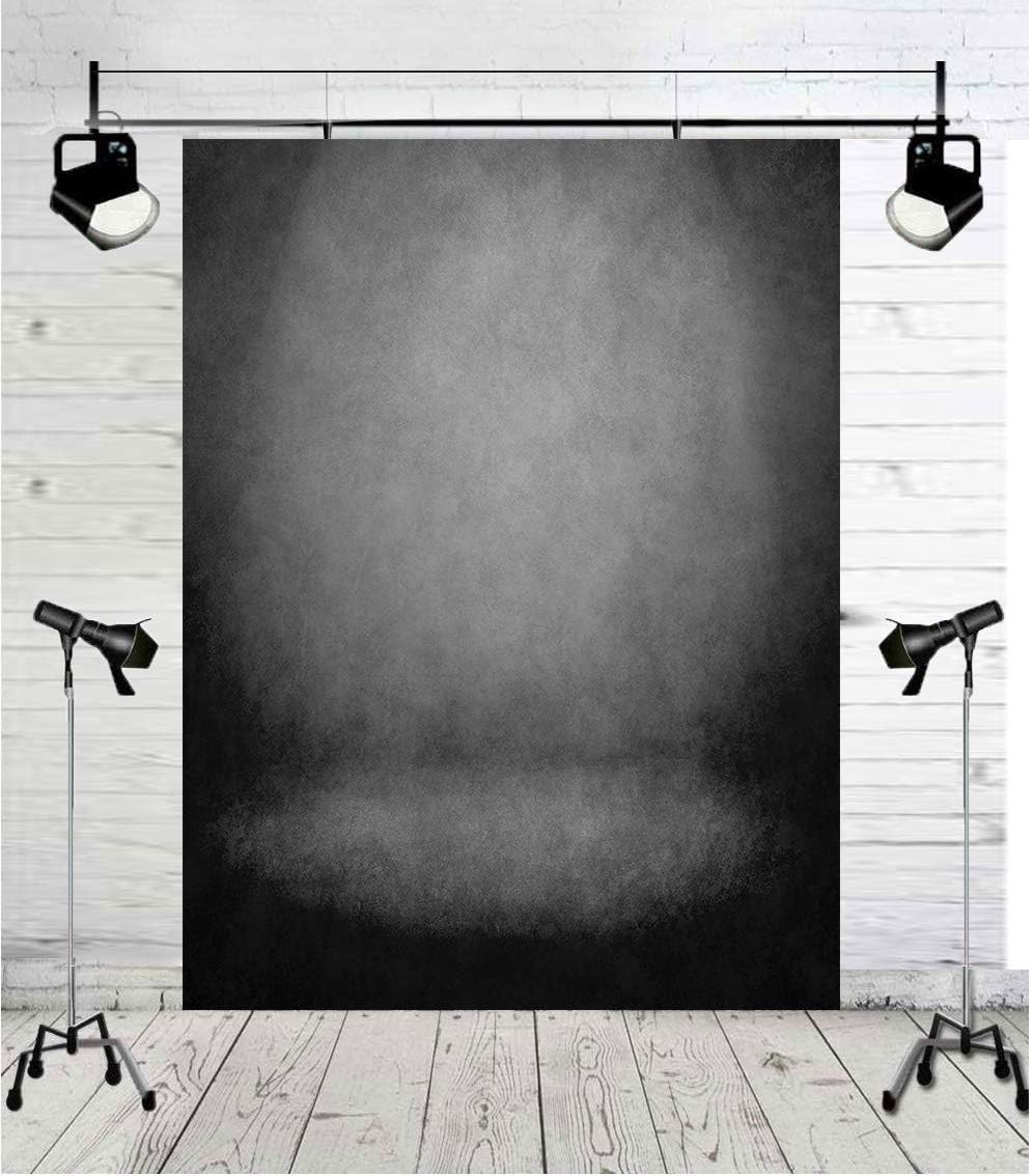 7x5Ft Black Abstract Portrait Backdrop Photography Background Studio Booth Props