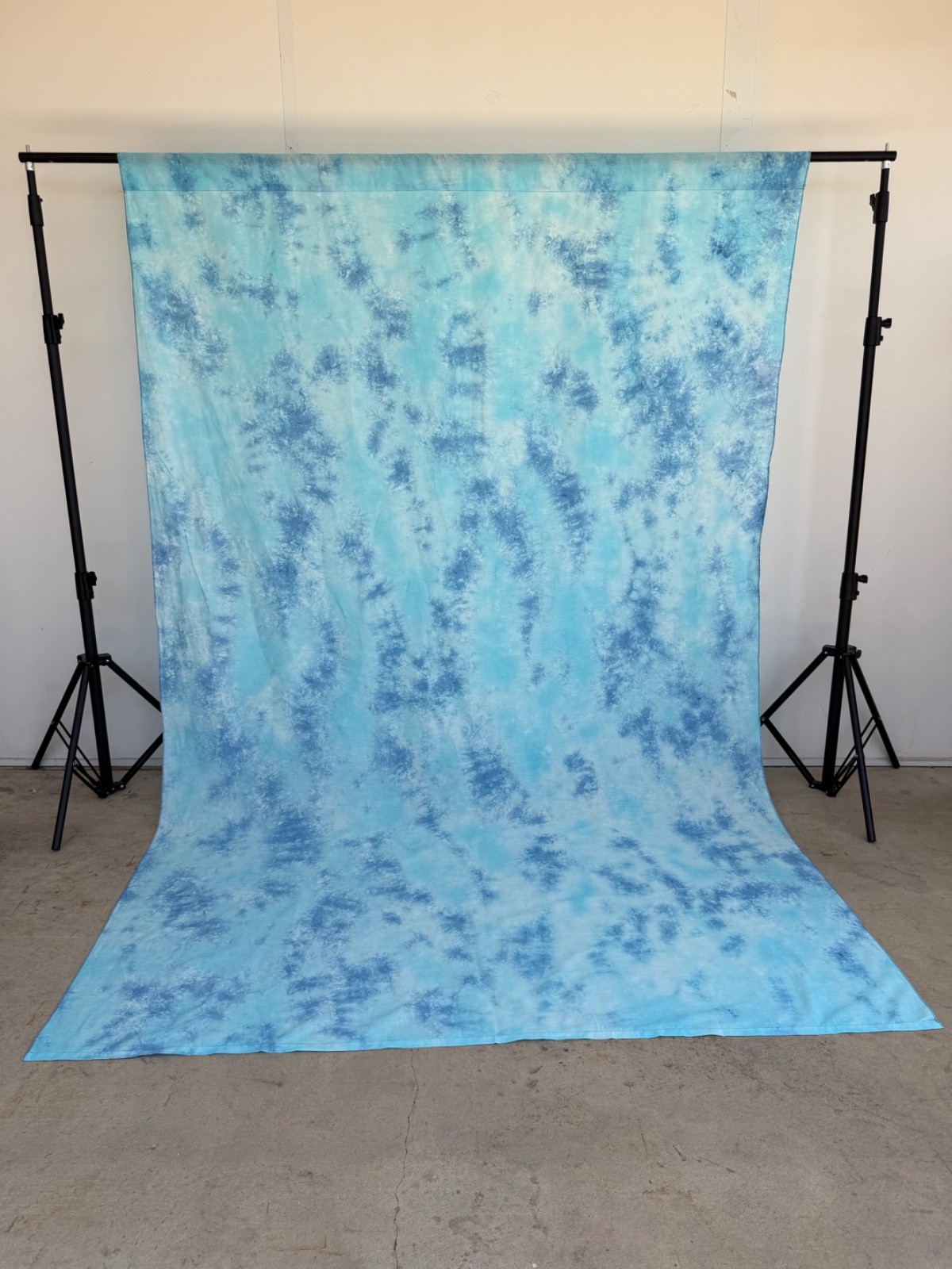 6×9 ft Sky Blue Abstract Backdrop Dyed Background Photography Backdrop Muslin