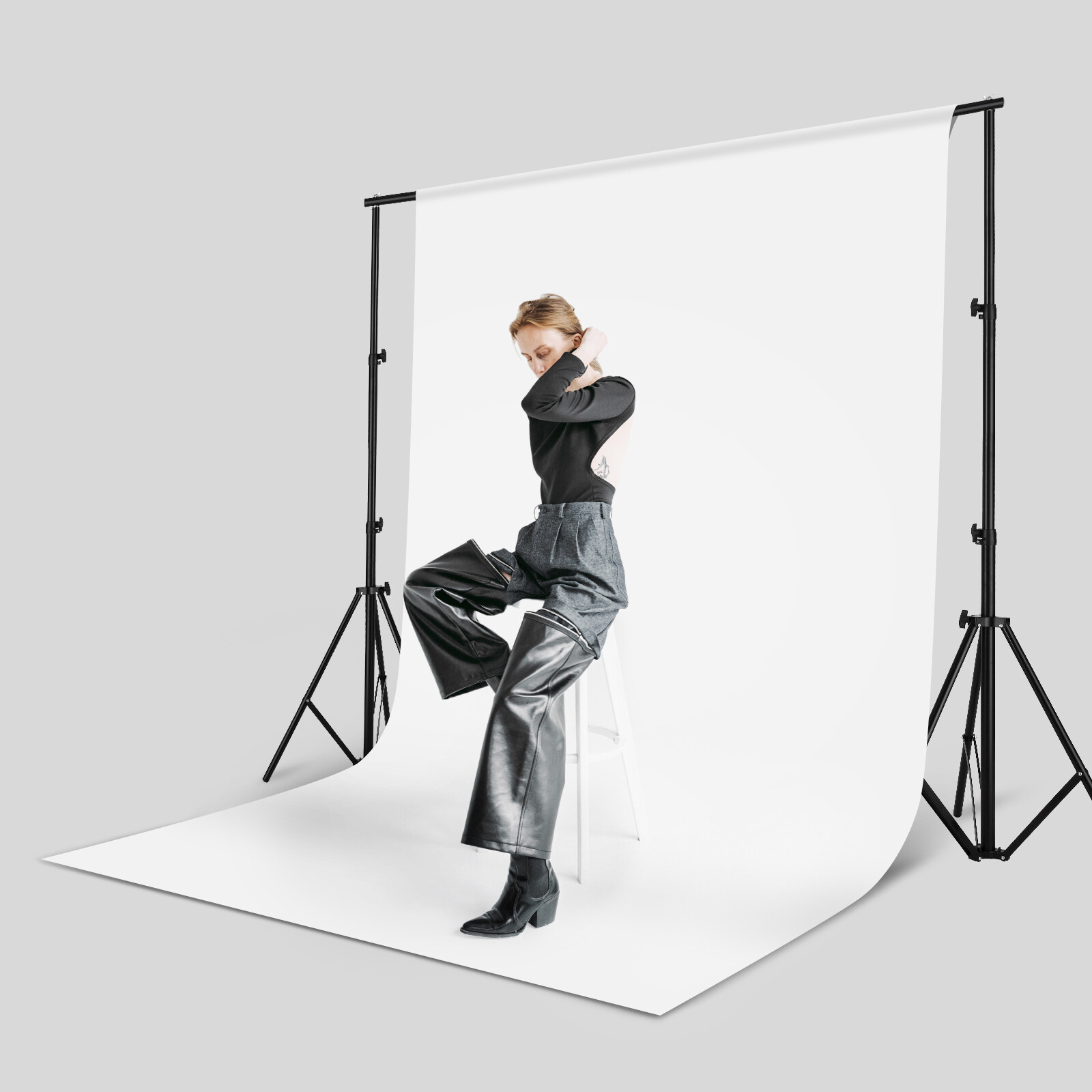 Black Background Light Absorbing Photography Solid Flocking Cloth Studio Props