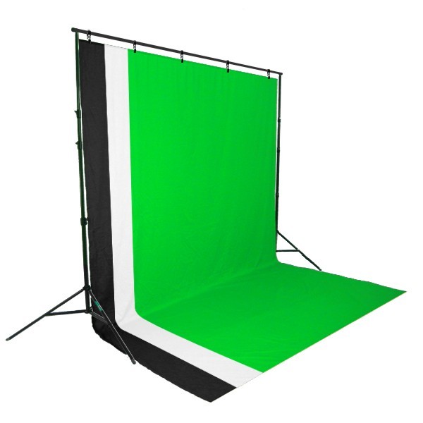 Photography Lighting Muslin Backdrop Stand Studio Kit Linco CK019