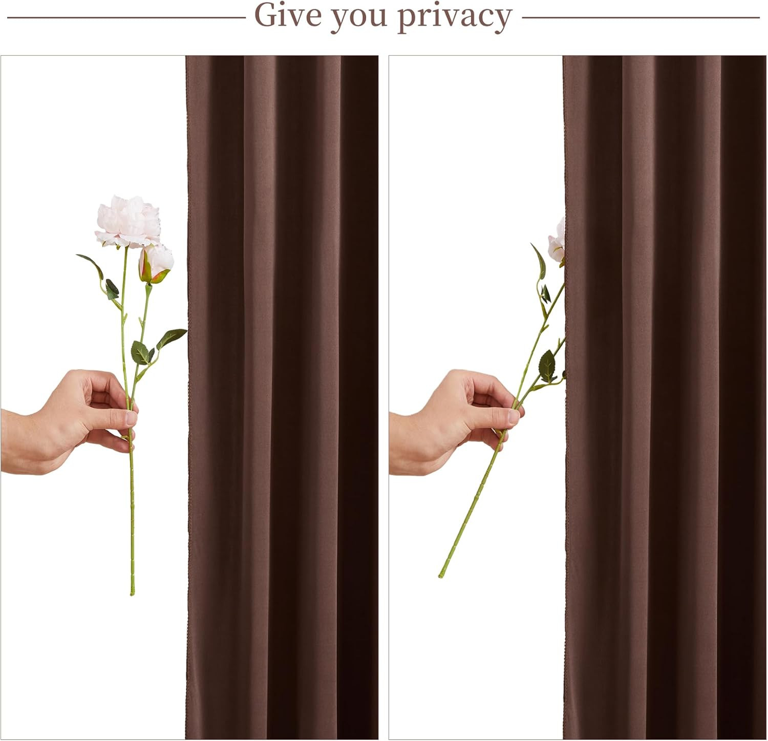 10X10 Brown Backdrop Curtain for Parties Wedding Wrinkle Free Brown Photo Curtai