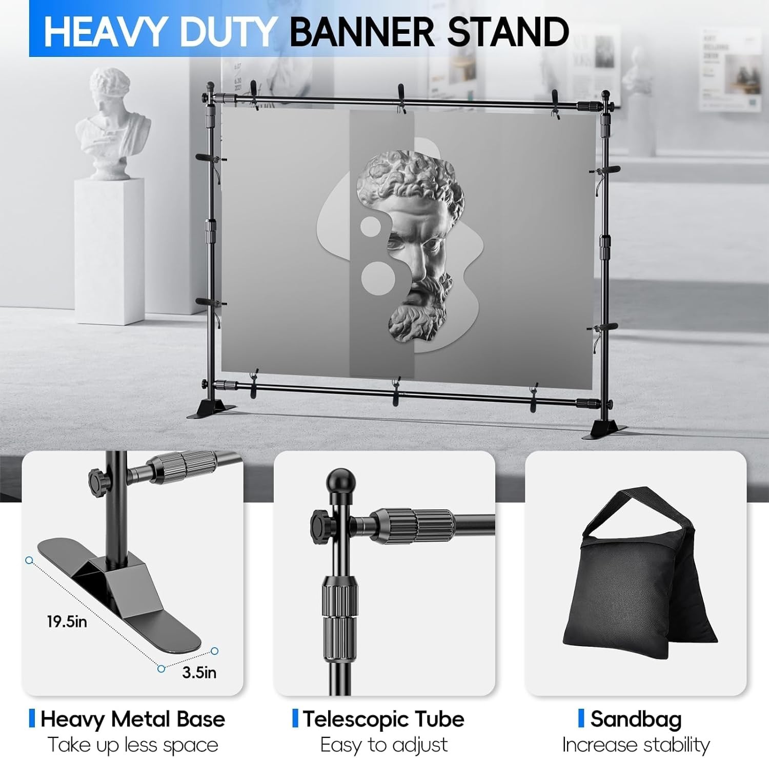 Professional Photography Booth Stand – Aluminum Construction