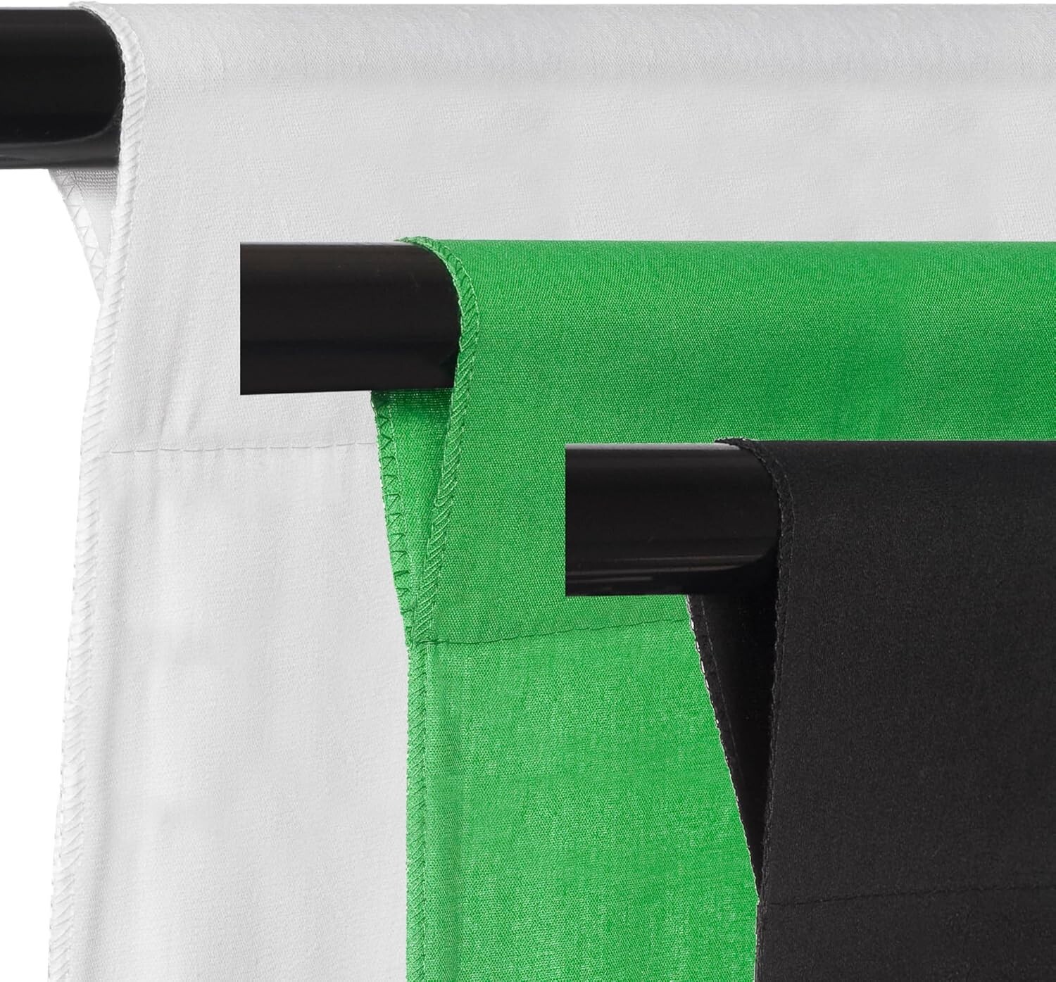 Ravelli Green, Black, White Backdrop Screen 10′ Air Cushioned Stands