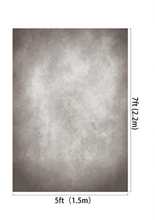 5x7ft Vintage Backdrops Abstract Portrait Photo Backdrop for Photography Grey