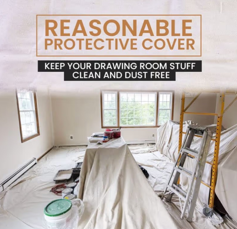 Heavy Duty Off White Canvas Photography Backdrop 12x14ft Seamless Studio Cloth
