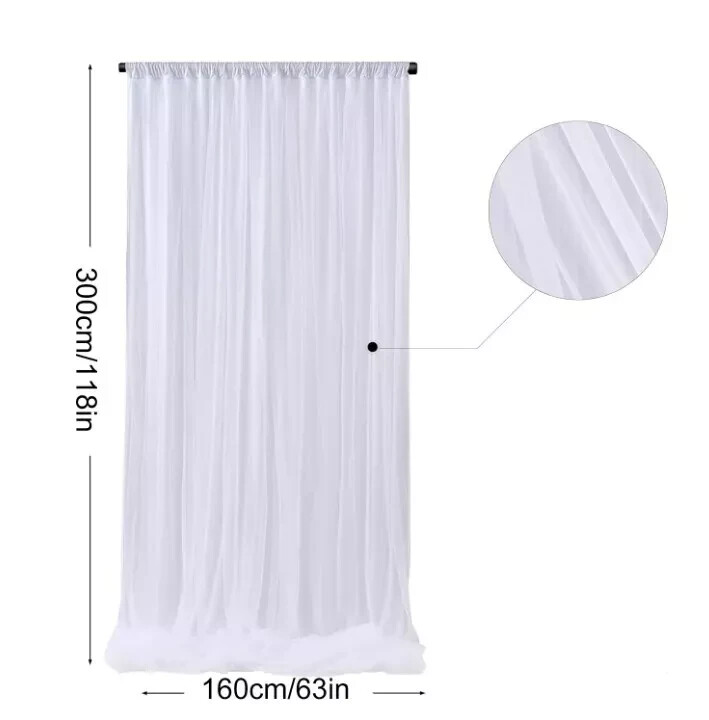 DASHAN 10x8ft Wedding Backdrop for Photography White Green Floral Flowers Garlan