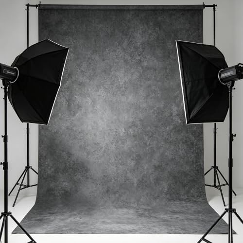 5×7 ft Gray Vintage Abstract Textured Photography 5x7ft Grey Textured