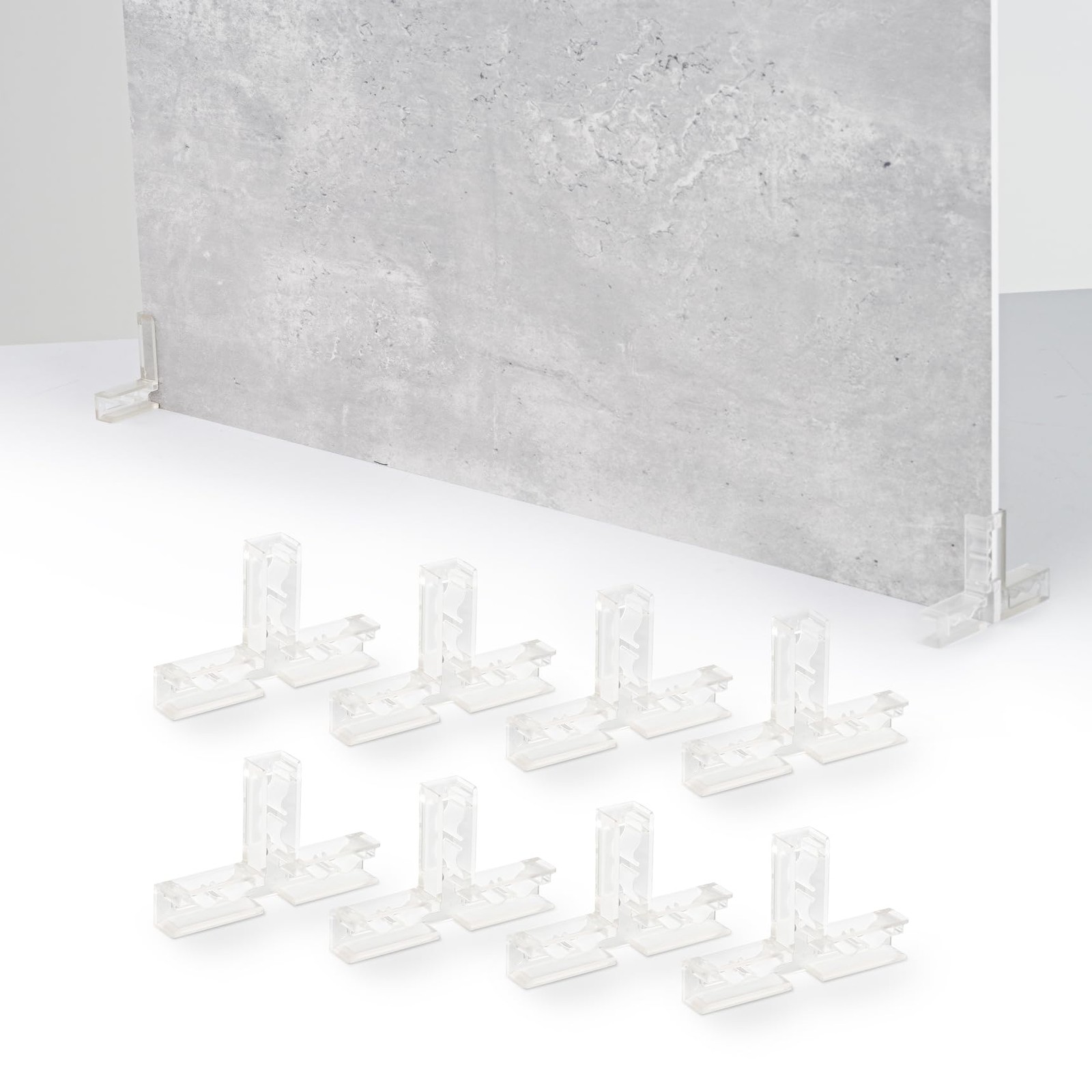 8 PCS Photo Backdrop Board Brackets TShape Vertical Product Support Stand