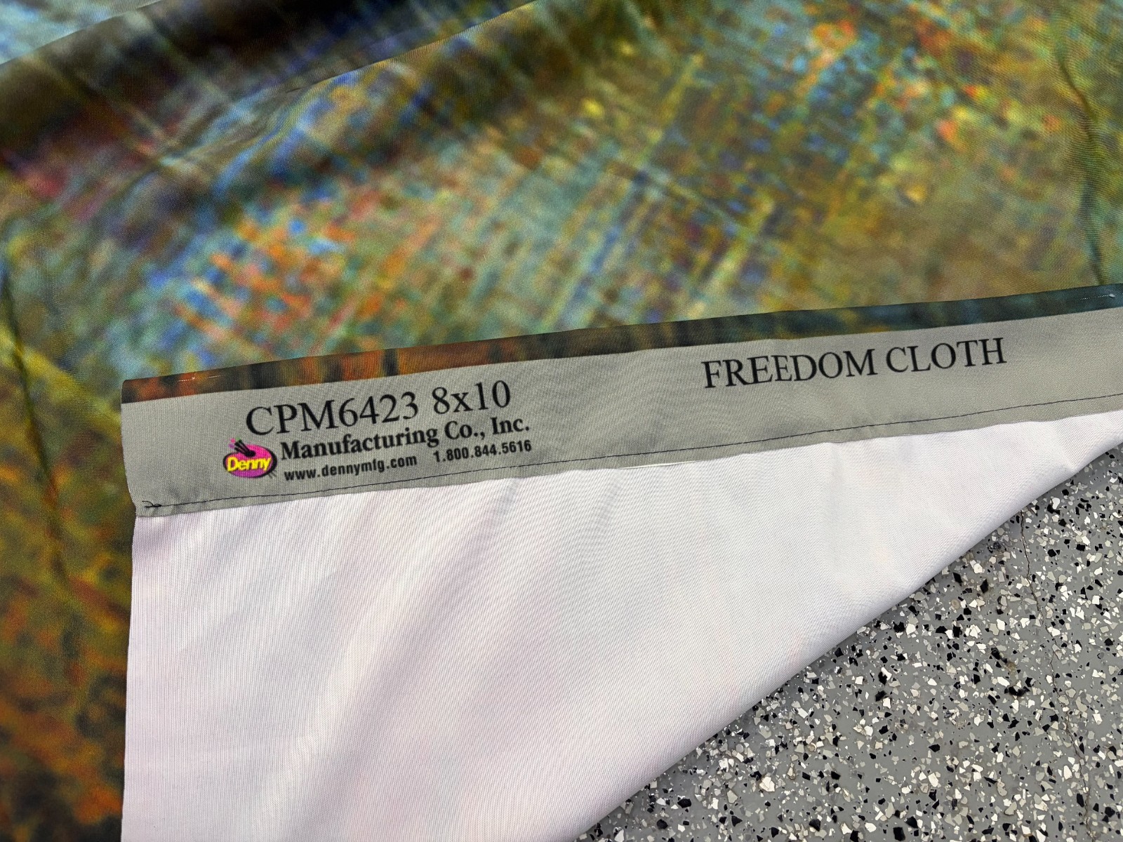 Denny Manufacturing CPM6423 Printed Photography Backdrop 8ft x 10ft W/Pocket