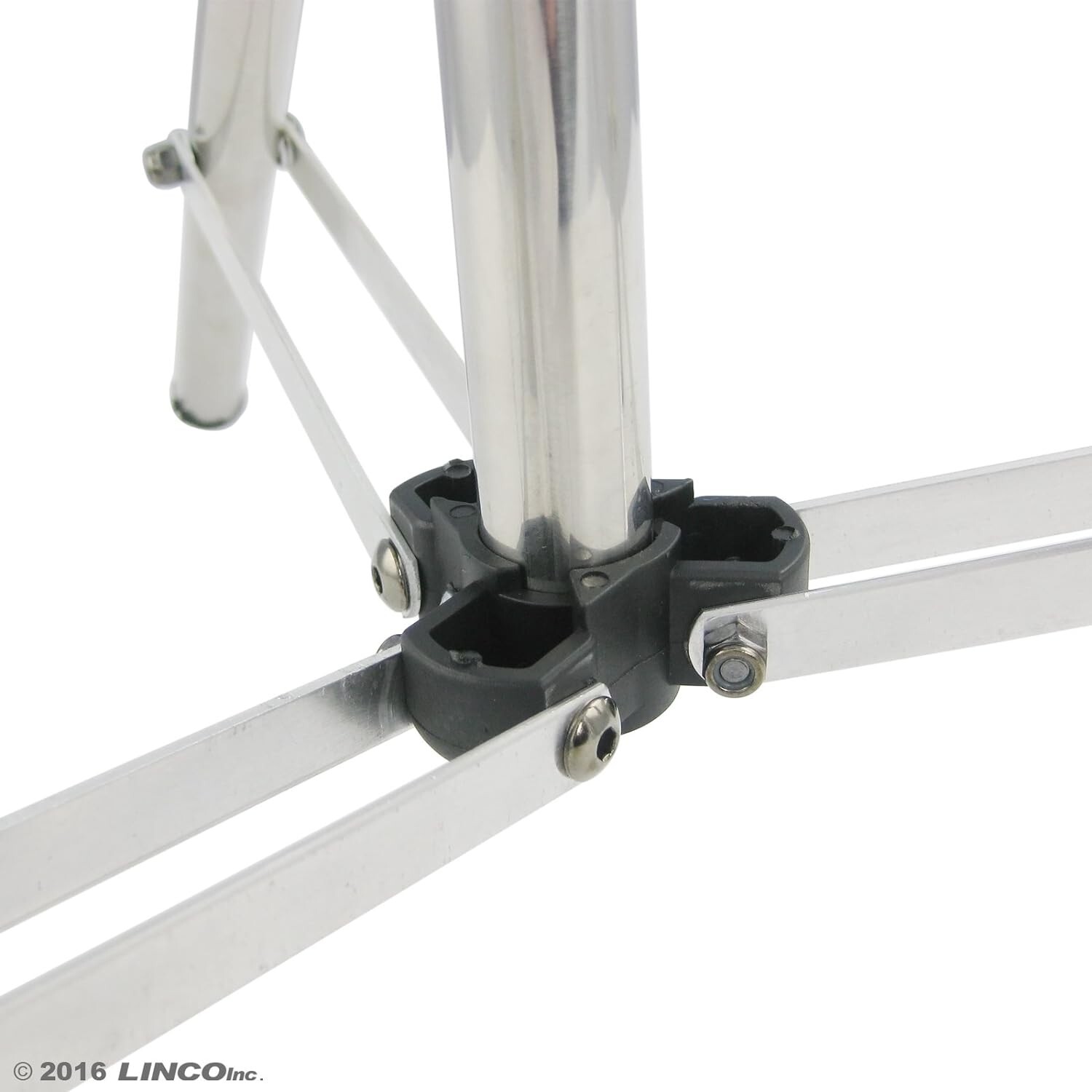 LINCO Table Top Photo Backdrop Support Stand 2.2×2.6ft Green/White/Black Screen