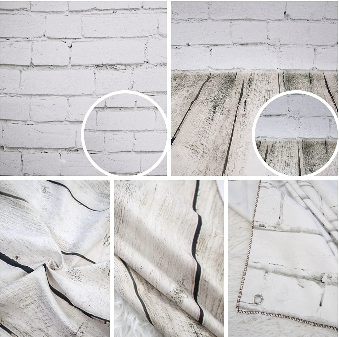 Photography Backdrop Photo Vinyl Background Lighting Studio 5×7.7ft Brick Wall