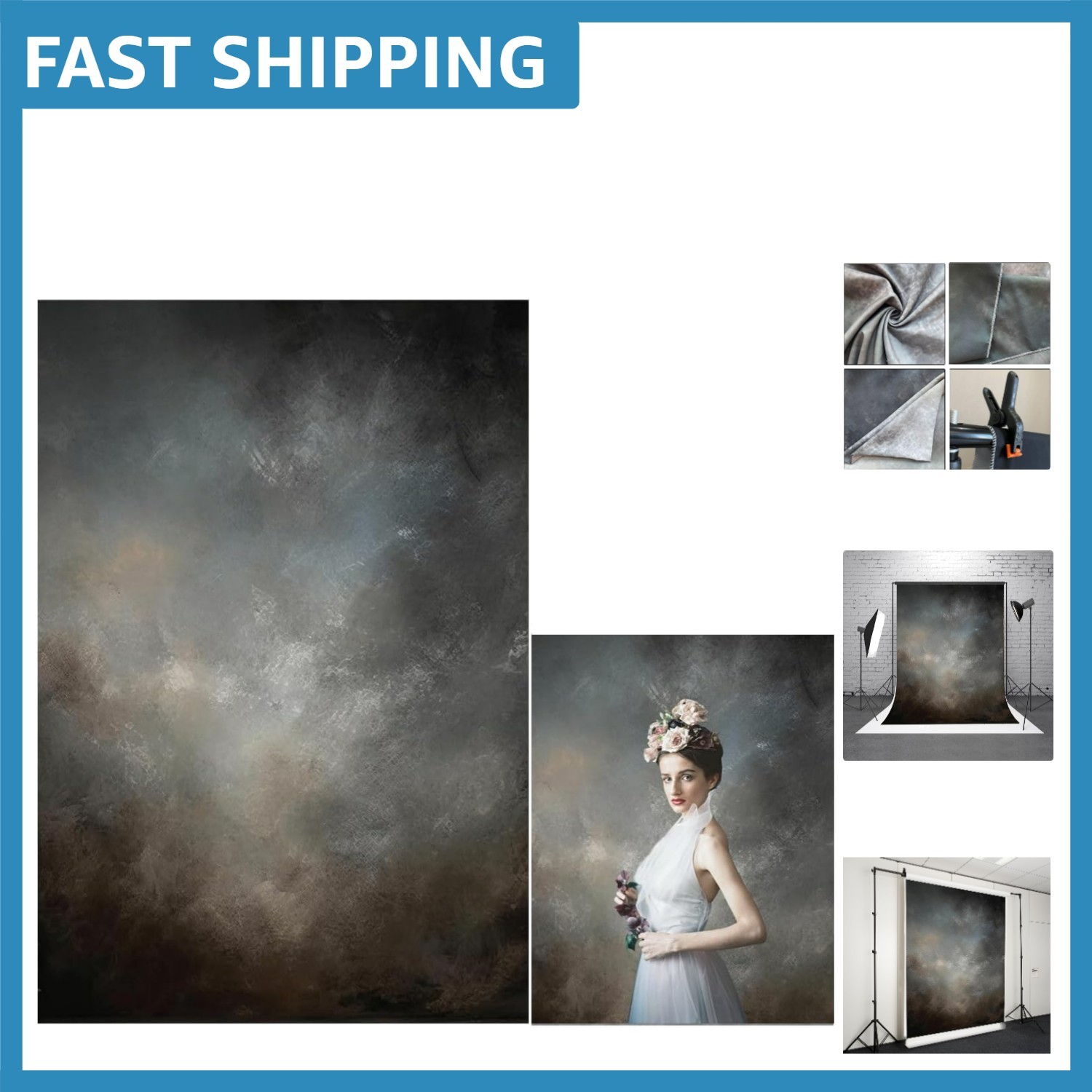 Machine Washable 5x7ft Bright Abstract Backdrop for Versatile Event Photography
