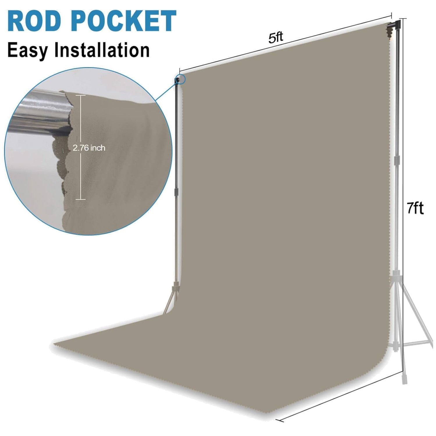 Versatile Grey Backdrop for Product Photography