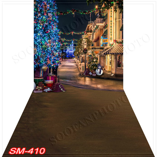 Christmas10’x20’Computer/Digital Vinyl Scenic Photo Backdrop Background SM410B88
