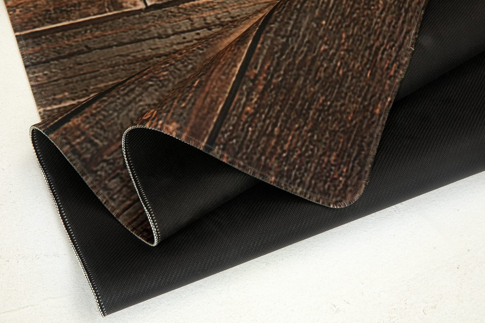 Kate Brown Wood Floor Backdrop Vintage Photography Mat 8x5ft, Color2