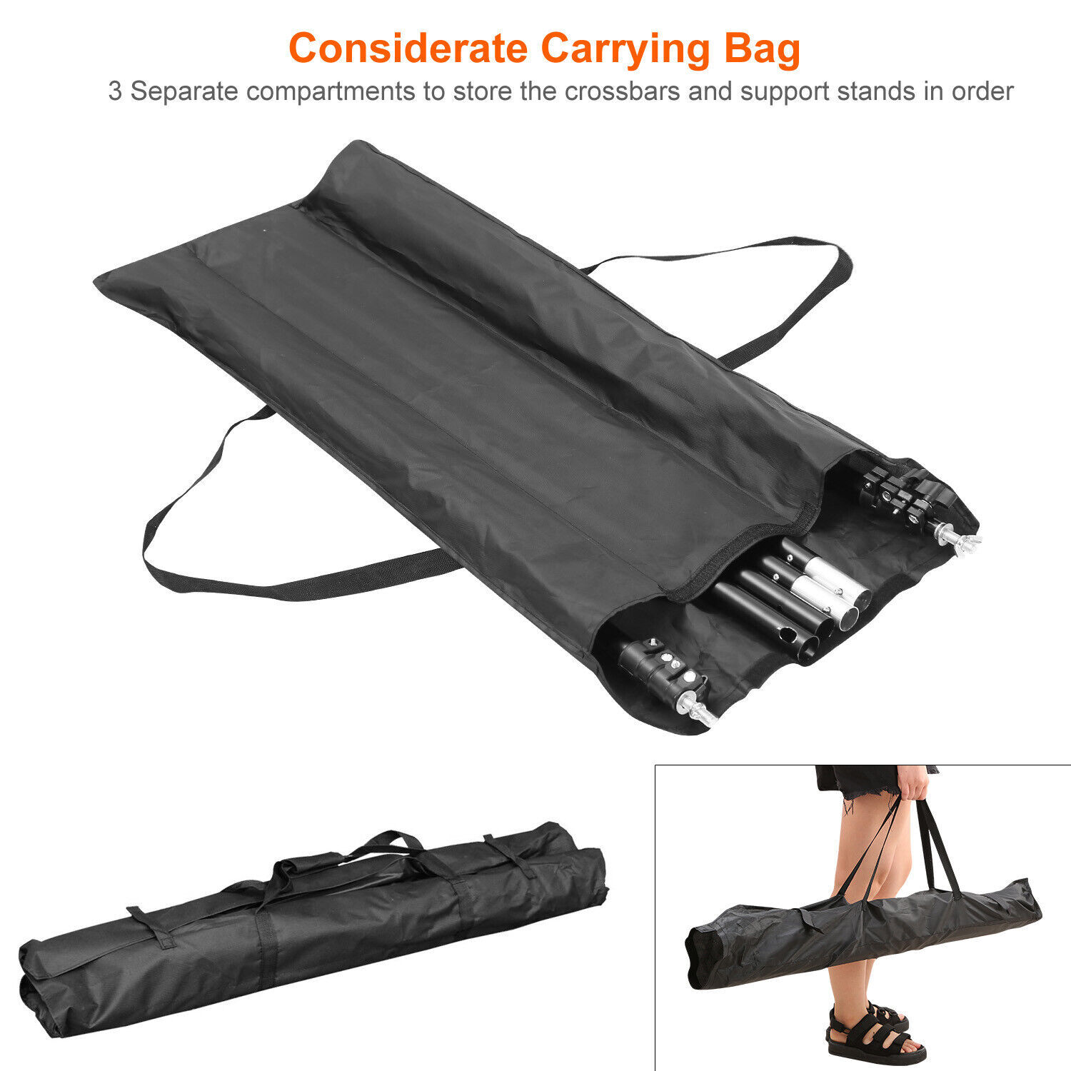10Ft Heavy Duty Photography Background 2*3m Backdrop Support Stand Kit With Case