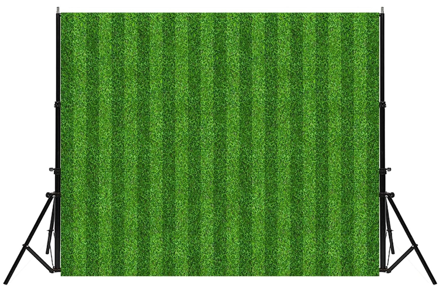 Green Backdrop 7x5ft Grass Field Football Stadium Soccer Field Sports Game La…