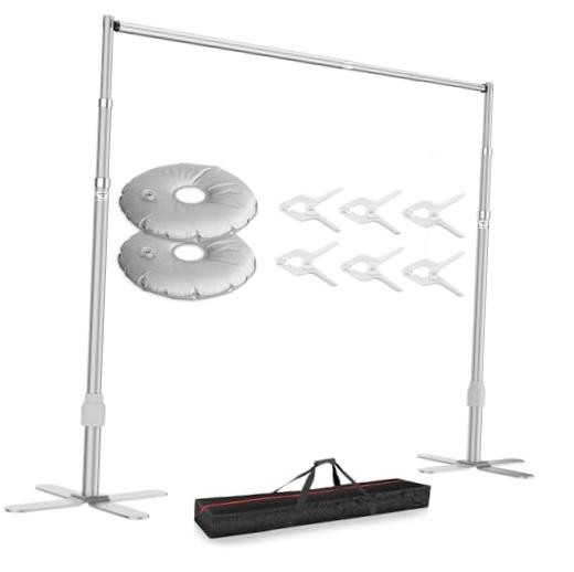 Backdrop Stand Heavy Duty 8.9x10Ft, Pipe and Drape Photo Background 8.9×10FT