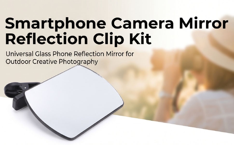 Universal Glass Phone Reflection Mirror For Creative Photography KXWM
