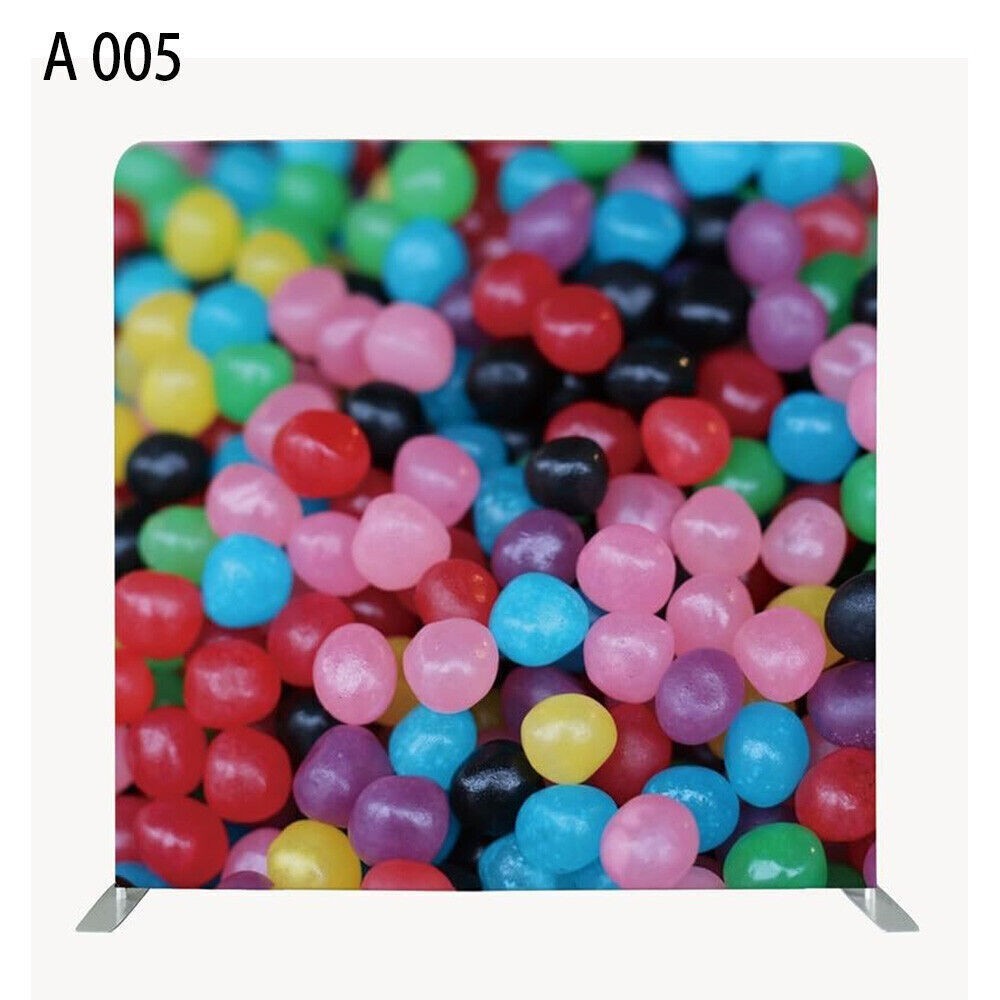 Christmas Photo Backdrop with Sturdy Stand (Custom Image Available) for Parties