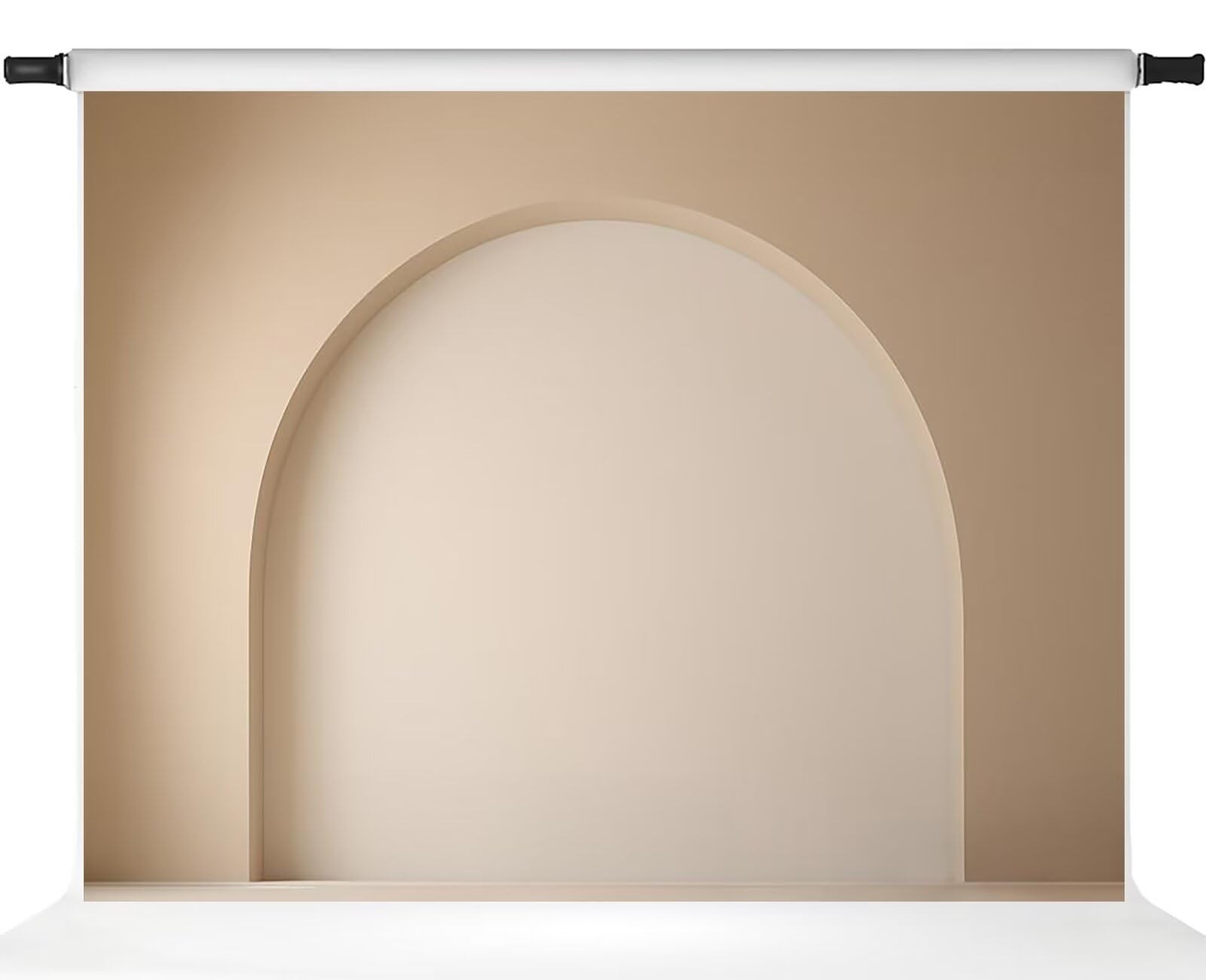 7x5ft Modern Beige Arch Wall Backdrop Wedding Photography Professional Photo