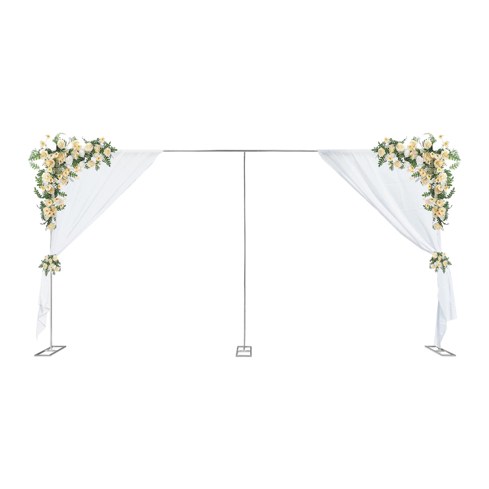 6M X 3M Wedding Backdrop Stage Stand 10x20ft Heavy Duty Square Metal Arch Frame