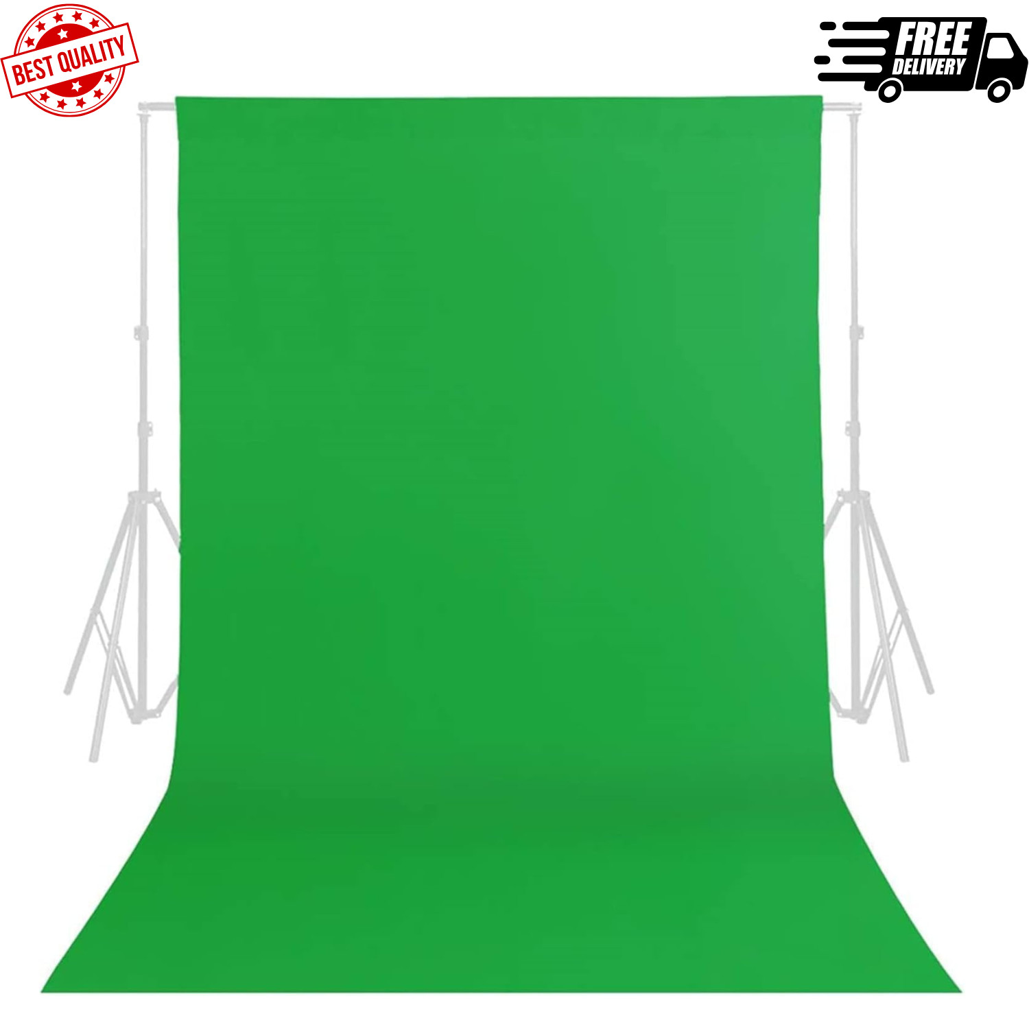 Green Screen Backdrop, 5 X 6.5Ft Greenscreen Background for Photoshoot, Small Gr