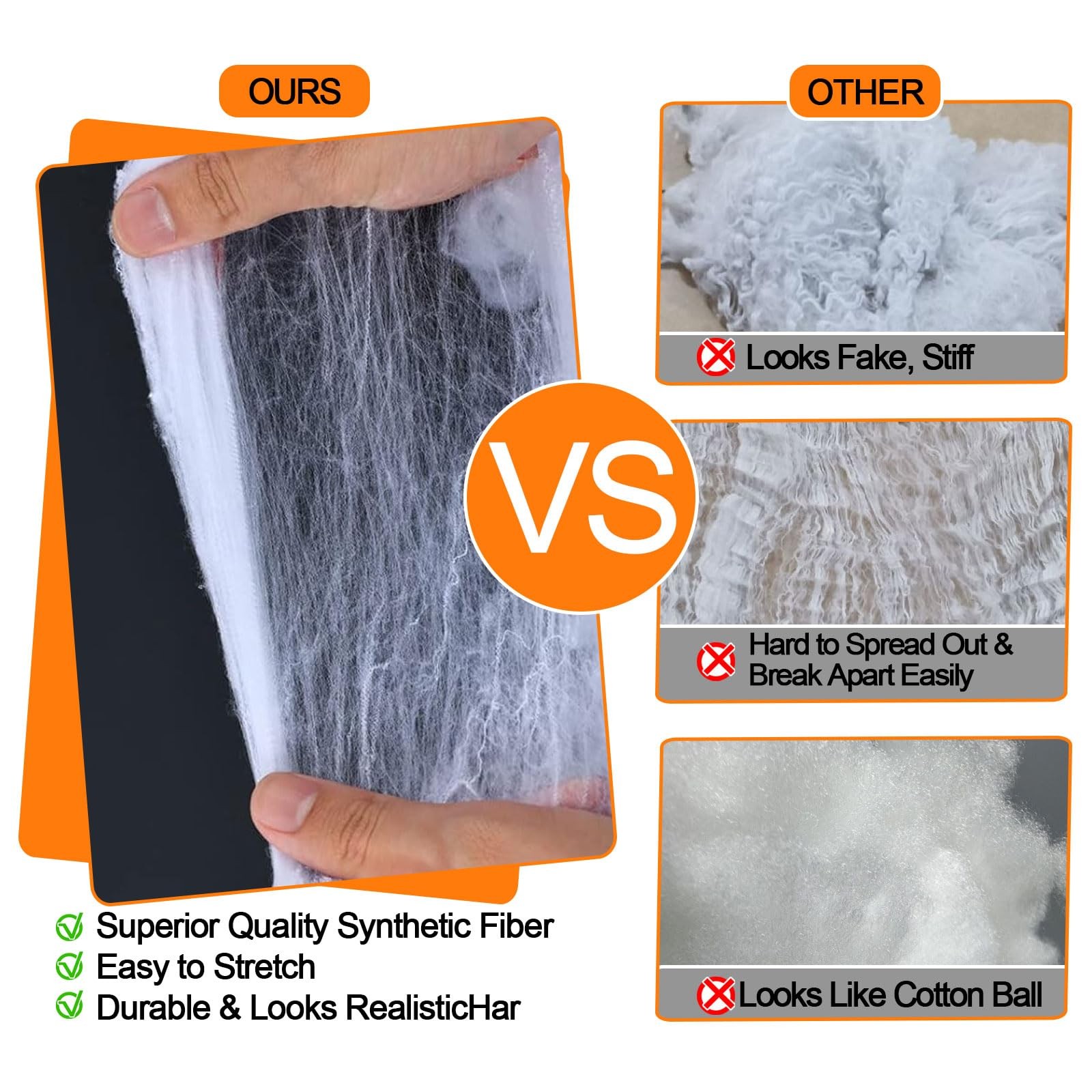 1200 sqft Halloween Spider Webs and 50pcs Fake Spiders Super Stretch Cobwebs …