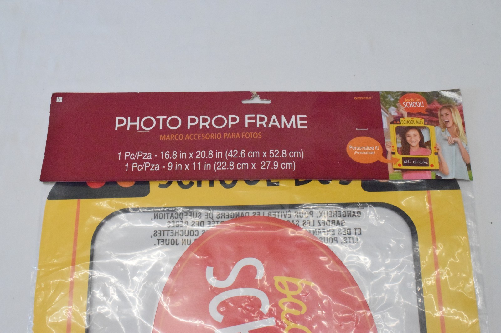 School Bus Photo Prop Selfie Frame Back to School First Day of School
