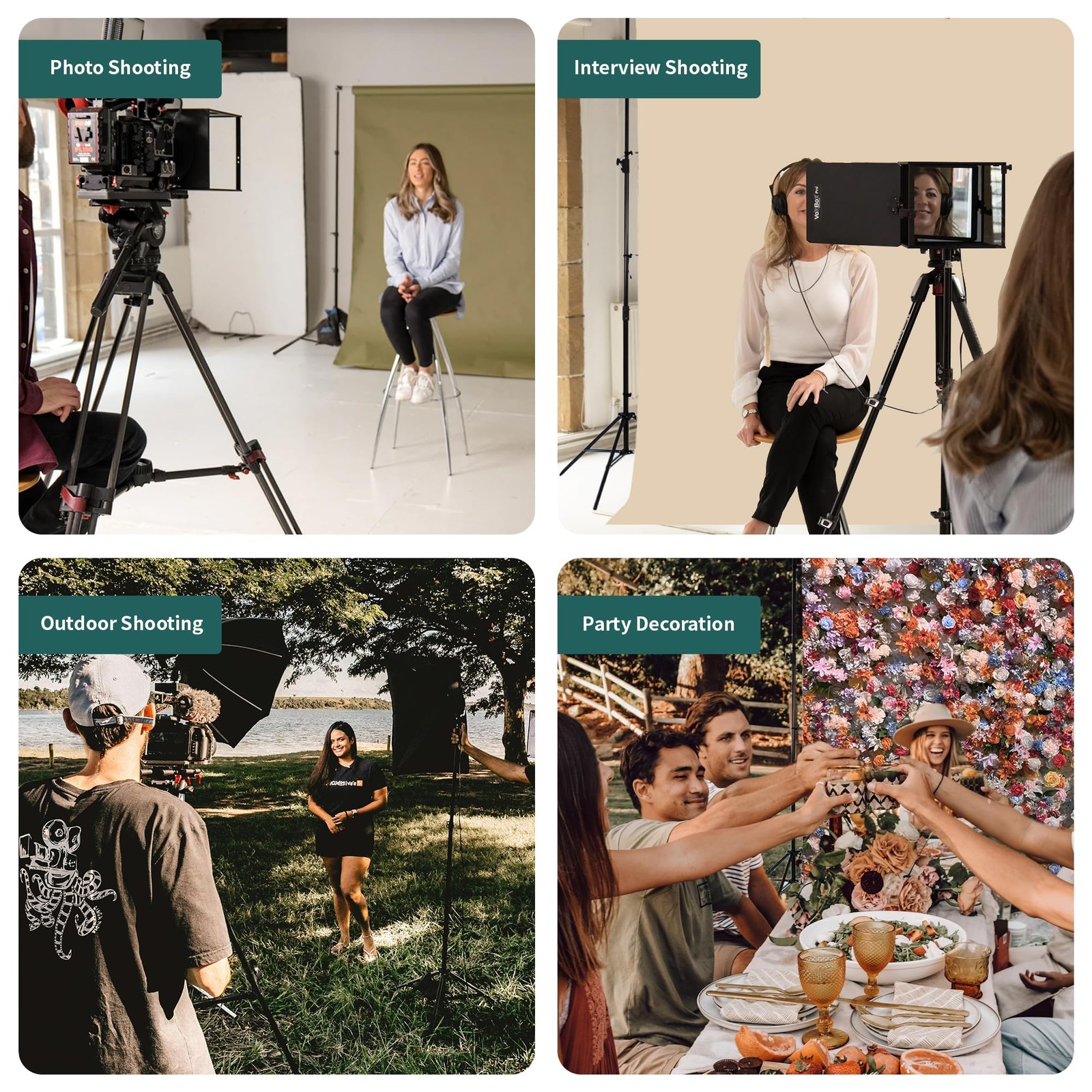 Photo Backdrop Stand 10×8.5ft Adjustable Background Stand Kit for Photography…