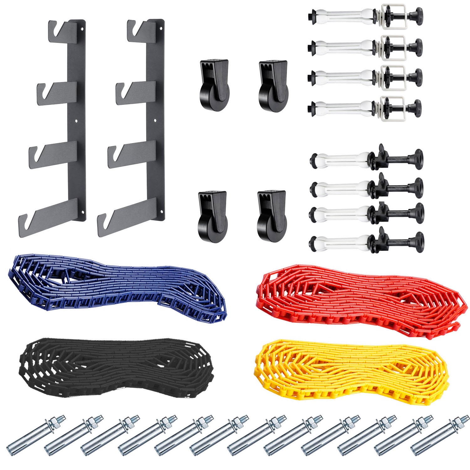 NEEWER 4 Roller Wall Mount Background Support System 22lb Capacity ST-MBF4