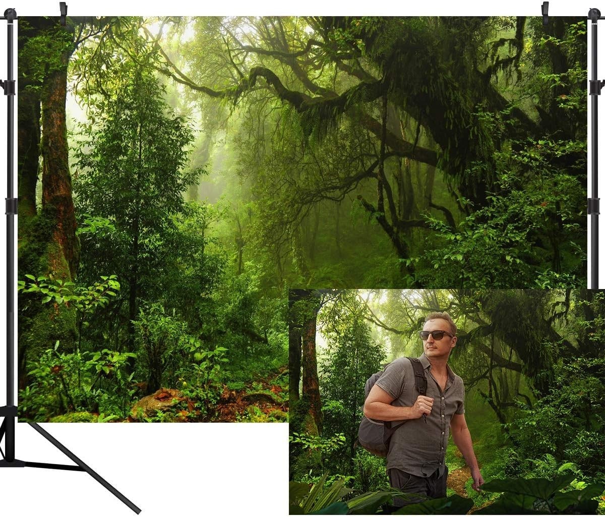 7X5ft Jungle Forest Photography Backdrop – Ideal for Unique Events & Memories