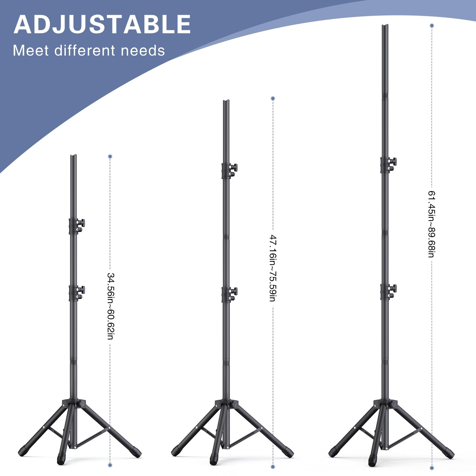 Backdrop Stand 10×7.5ft, Height Adjustable and Width Adjustable Backdrop Stan…