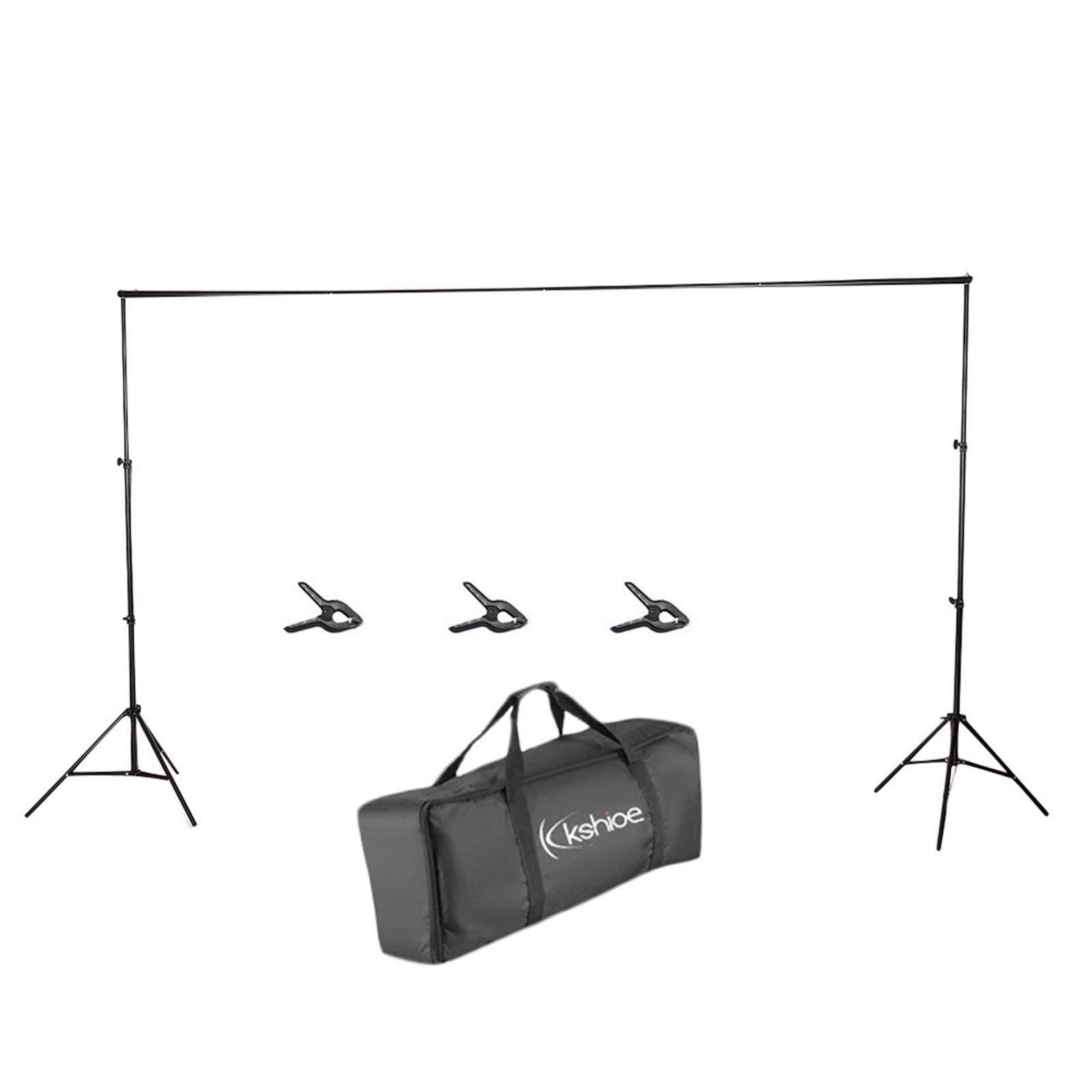 Studio Photo Background Backdrop Triple Supoort Kit Stand with Crossbar kit+Case